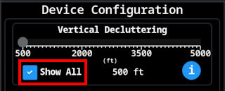 Vertical Decluttering - testing