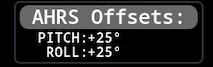 AHRS Offset