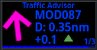 Traffic Advisory indication