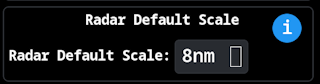Radar Default Scale