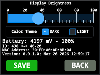Display Information Page