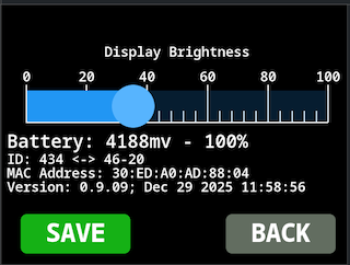 Display Information Page