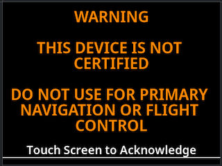 Screen Warning