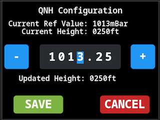 Setup QNH Page