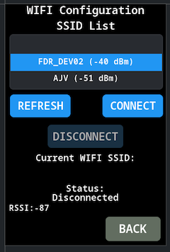 WIFI Menu